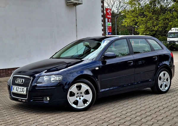 Audi A3 cena 22900 przebieg: 235000, rok produkcji 2008 z Brok małe 742